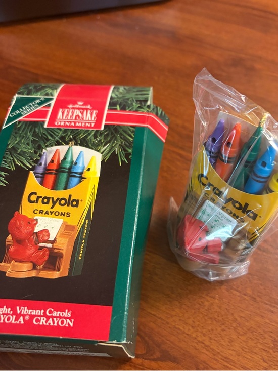 Crayola Other - NEW Vintage 1991 Hallmark keepsake Crayola ornament.  Collectible Christmas.